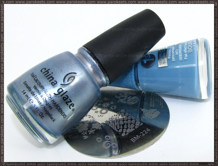 Bourjois 1 Seconde Gel Bleu Water + China Glaze Sci-Fi + Bundle Monster 224