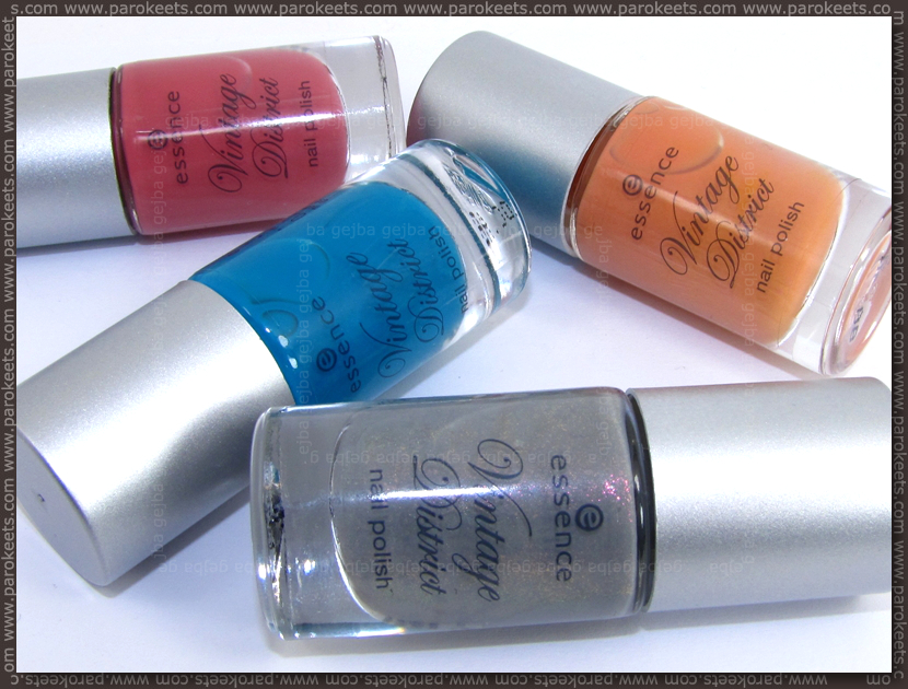 Essence Vintage District LE nail polishes